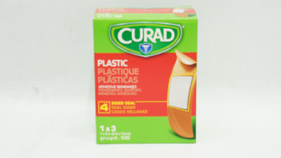Medline NON25600 Curad  Plastic Adhesive Bandage 1 x 3inch- Box of 100